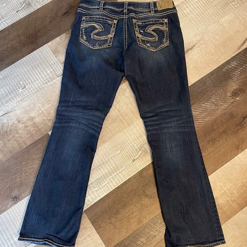 Silver BootCut Jeans